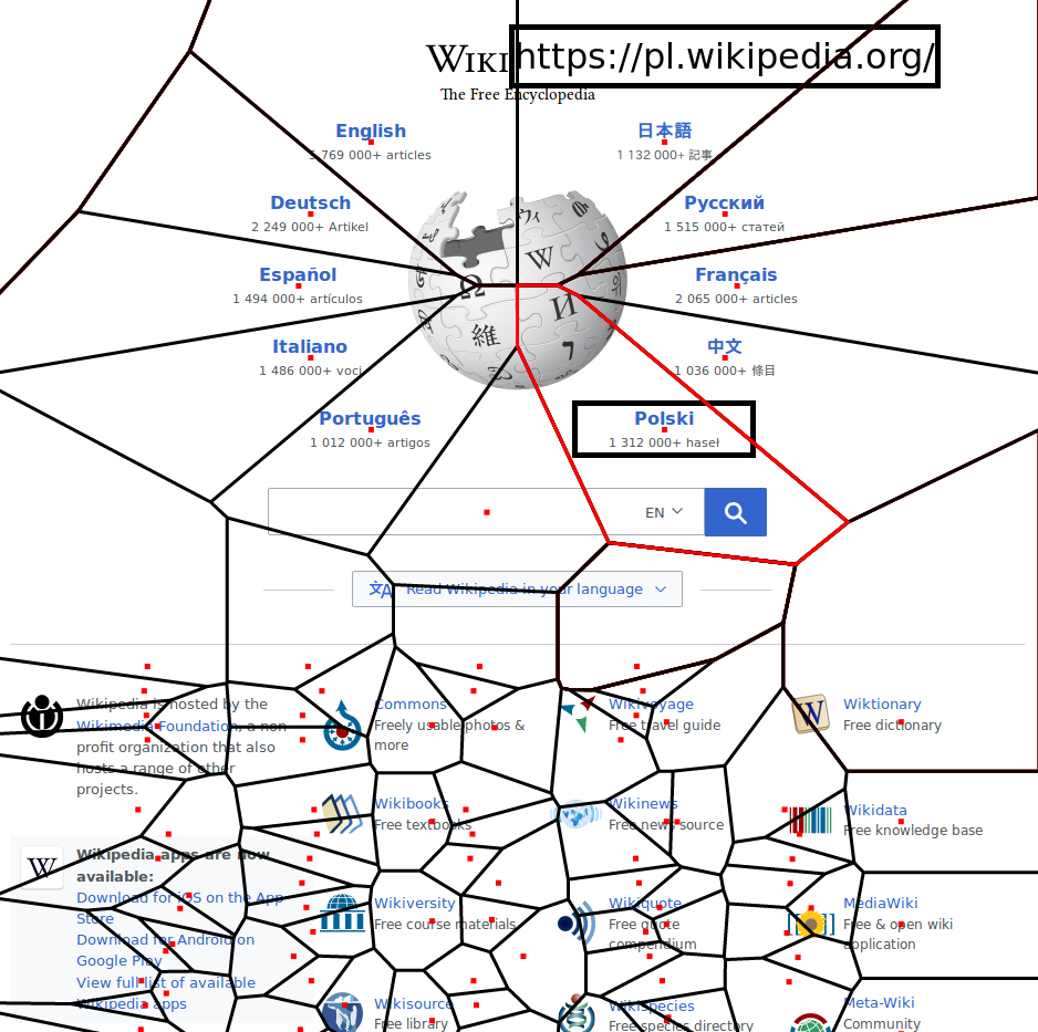 Wikipedia 'voronized'